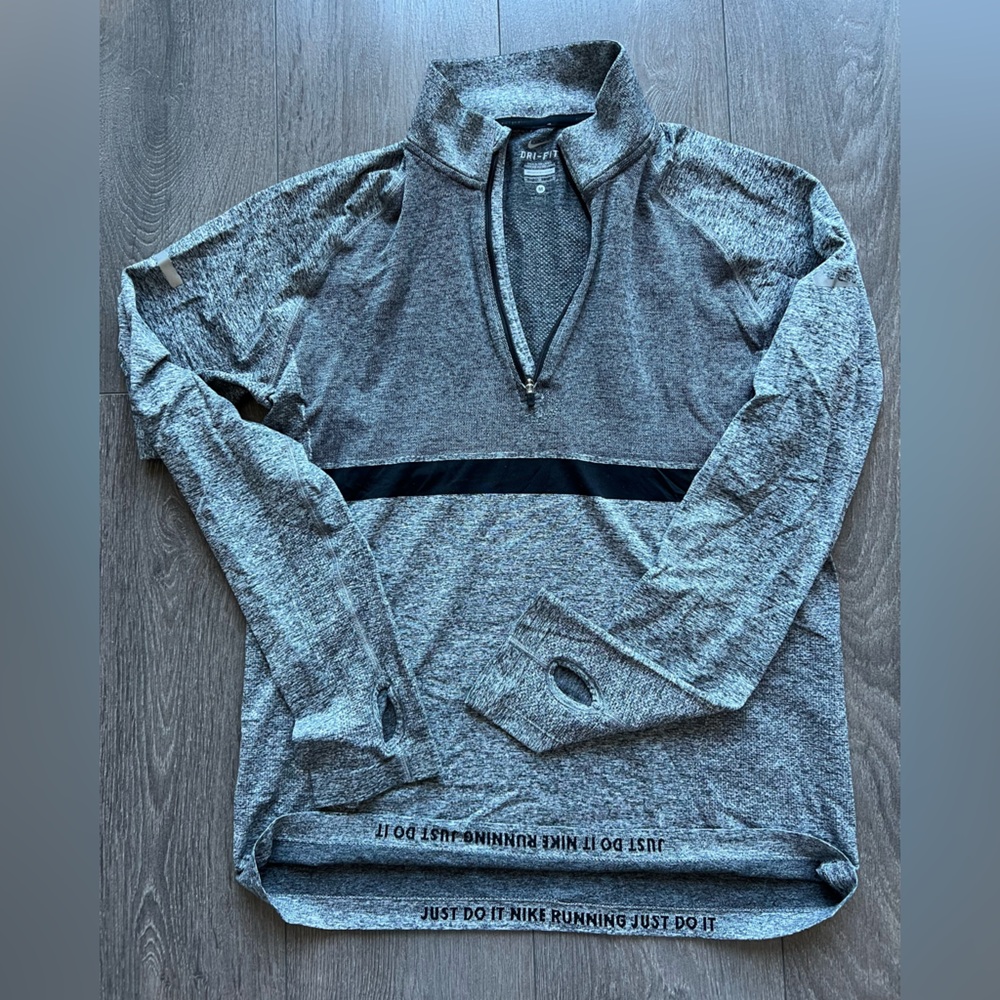 Nike Dri-Fit half zip with thumb hole